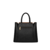Classic Black Leather Everyday Handbag 1