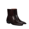 Cuban Heel Chelsea Boots - Brown 3
