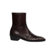 Cuban Heel Chelsea Boots - Brown 4