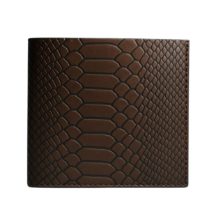 DA MILANO Men Crocs Pattern Bi-Fold Wallet