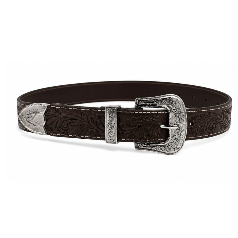 Floreale Cowboy Leather Belt (1)