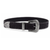 Floreale Cowboy Leather Belt-Black 3