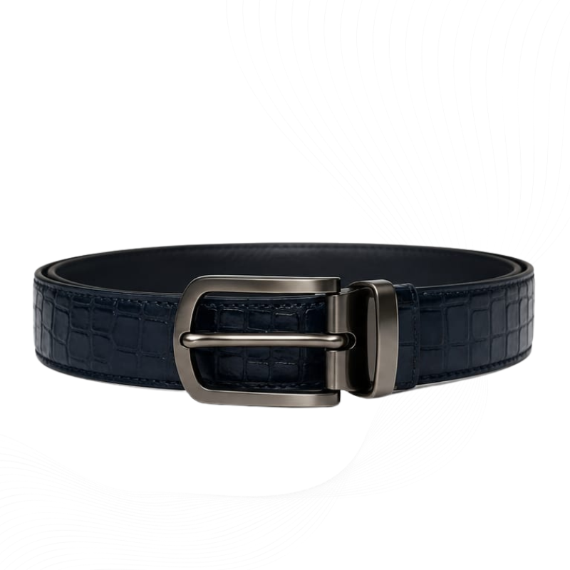 Imperio Croc Belt – Navy Blue 3 (1)