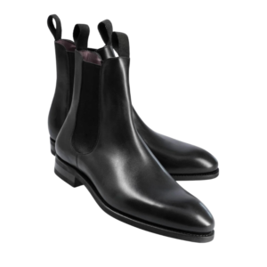 Midnight Chelsea Leather Boots