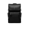 Premium Black Leather Laptop Backpack 1