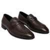 Ravel3lo Dark Brown Croc Horsebit Loafer2