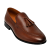 Riviera Cognac Leather Tassel Loafer