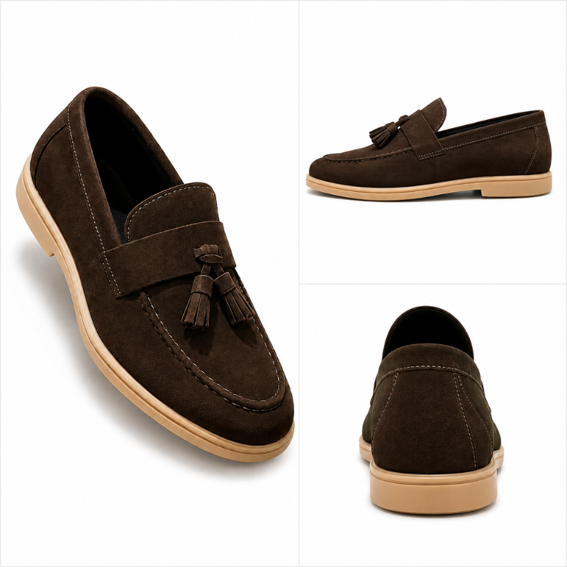 Riviera Espresso Suede Tassel Loafer 3