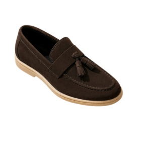 Riviera Espresso Suede Tassel Loafer