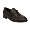 Verona Croc Leather Horsebit Loafer