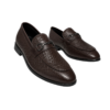 Verona Croc Leather Horsebit Loafer2
