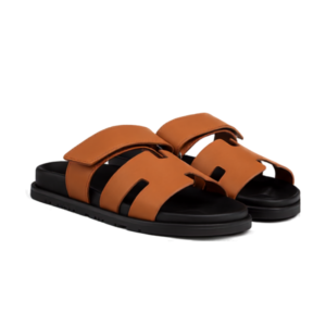 Adjustable H-Cut Comfort Slide Sandals – Premium Leather