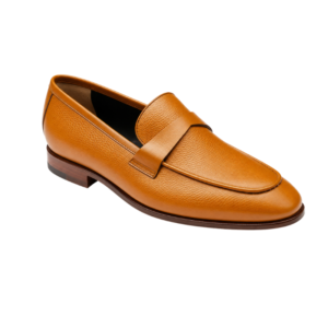 Pebble Leather Penny Loafers – Premium Genuine Leather