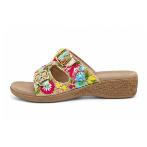 Women’s Floral Embroidered Wedge Sandals