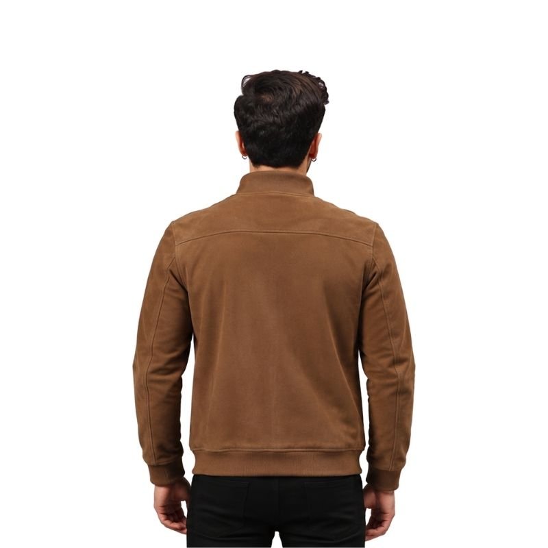 Caramel Brown Collar Jacket 3