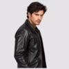 Classic Black Leather Jacket (4)