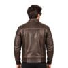 Dark Brown Leather Pilot Jacket (2)