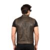 Distressed Brown Leather Utility Vest (3)
