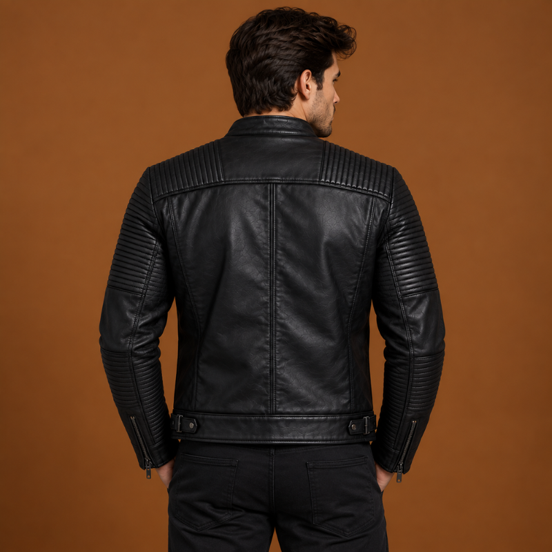 Men’s Jack Motorcycle Leather Jacket (6)
