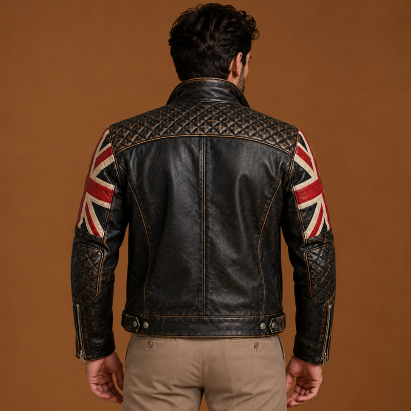 Men’s Leather Moto Jacket (2)
