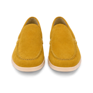 Mustard Yellow Suede Loafers – Bold Hue, Effortless Sophistication
