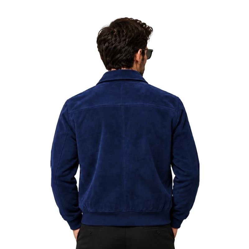 Royal Blue Suede Jacket (3)