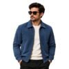 Turkish Blue Suede Jacket