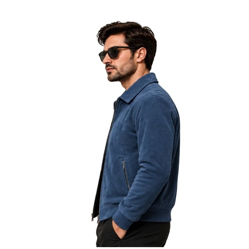 Turkish Blue Suede Jacket (3)